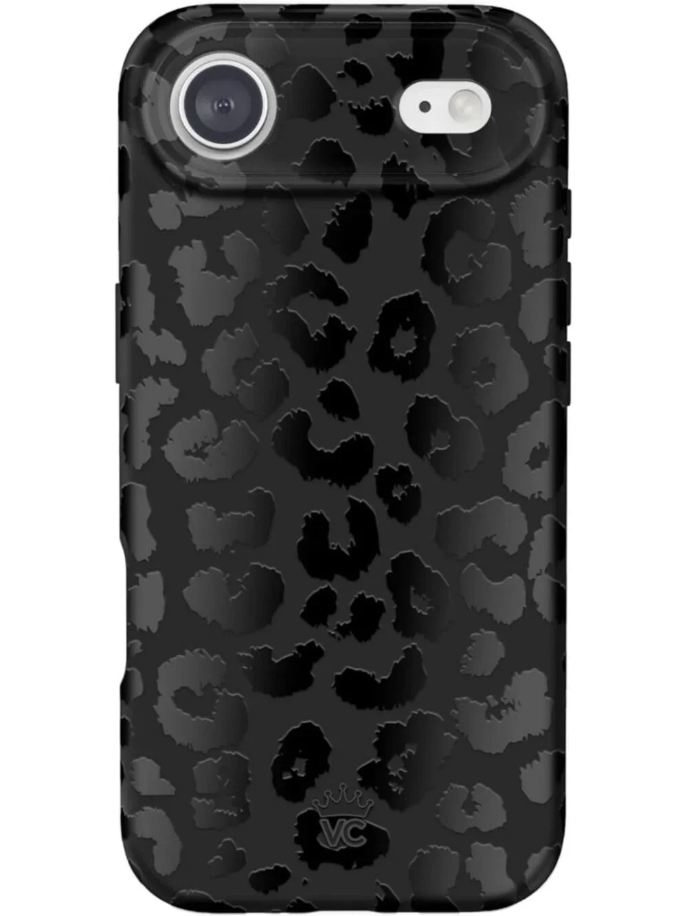 Stylish Black Leopard Print iPhone 17 Case | MagSafe Compatible | 10ft Drop